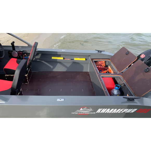 Лодка из Пнд Киммерия 400PRO-X Серая 
