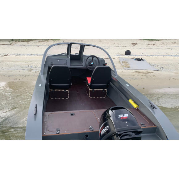 Лодка из Пнд Киммерия 400PRO-X Серая 