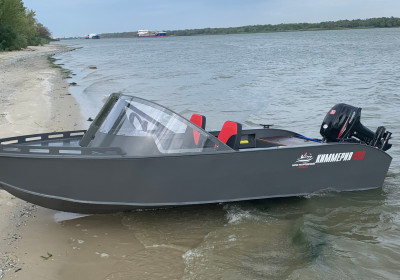 Лодка из Пнд Киммерия 400PRO-X Серая 