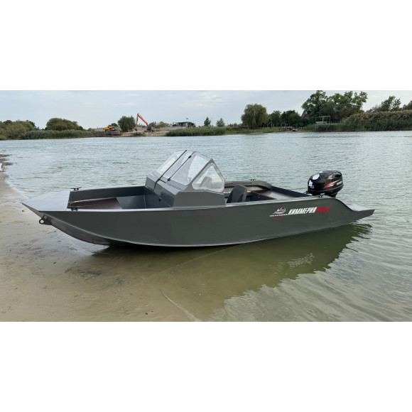 Лодка из Пнд Киммерия 440DC Серая