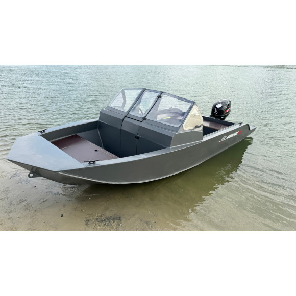 Лодка из Пнд Киммерия 440DC Серая